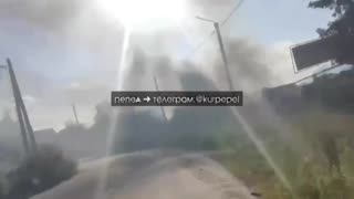 In Glushkovo, Kursk region, Russians hid ammunition in the house… our drone strike