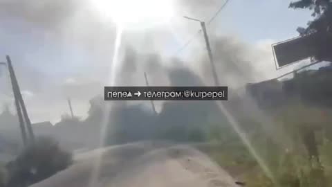 In Glushkovo, Kursk region, Russians hid ammunition in the house… our drone strike
