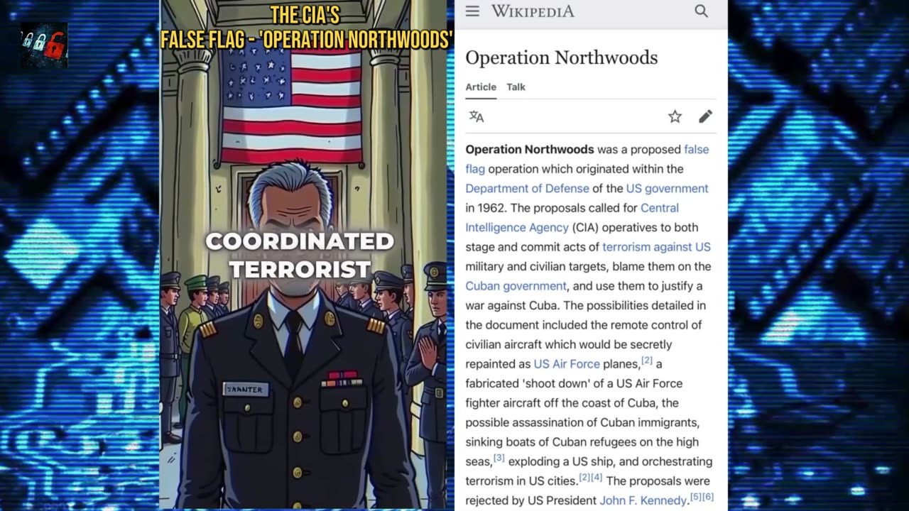The C I A's False Flag Proposal - 'Operation Northwoods' (Link in description)