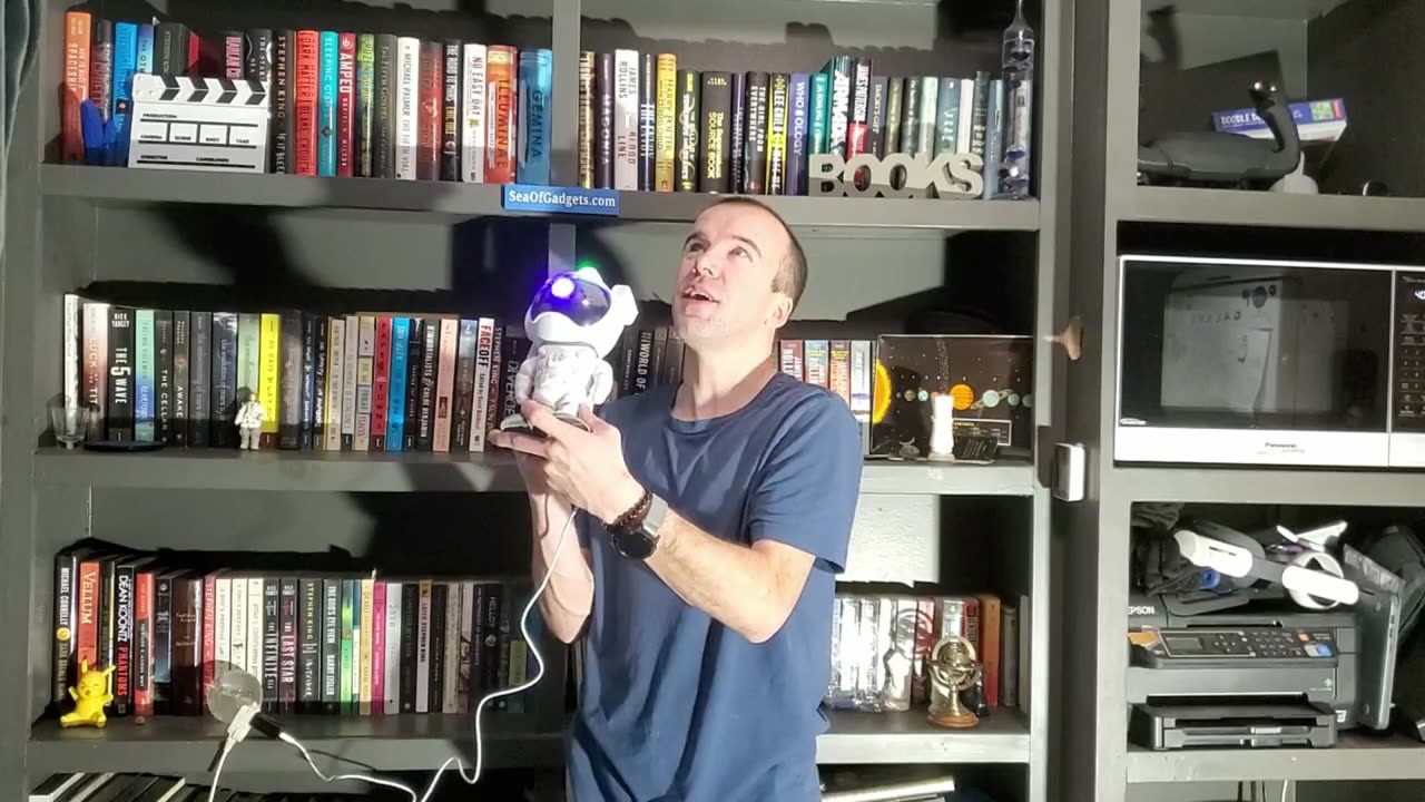 Astronaut Star Projector Unboxing