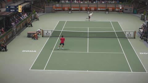 Top Spin 2K25 Federer 49 Strokes Rally vs Agassi Online