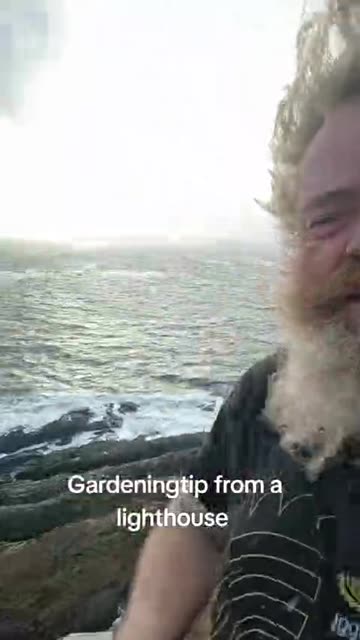 Gardeningtop from a lighthouse