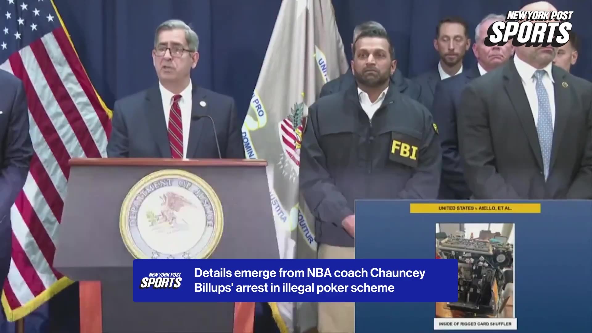 Portland Trail Blazers Coach Chauncey Billups Arrested Over Alleged Mafia-Tied Poker Scheme