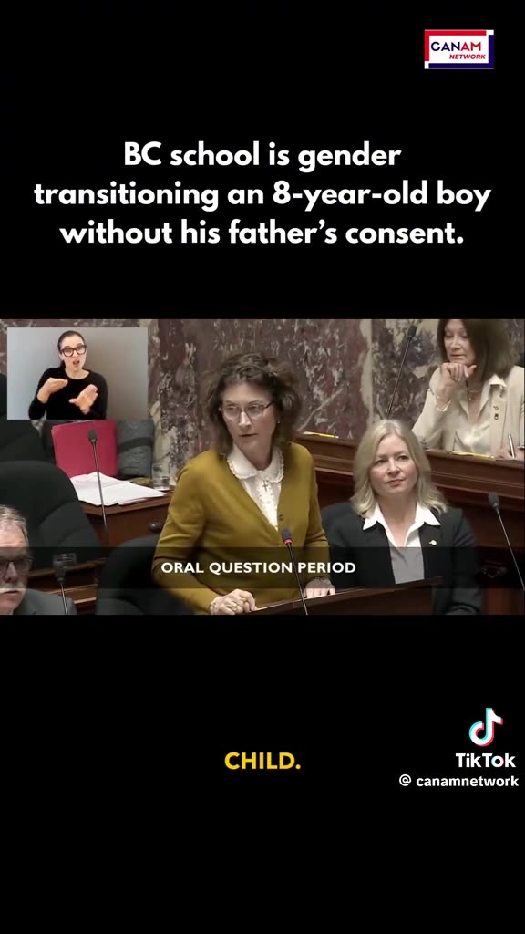 BC school is gender transitioning an 8-year-old boy without his fathers consent. 🤬