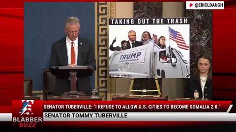Senator Tuberville: "I Refuse To Allow U.S. Cities To Become Somalia 2.0."