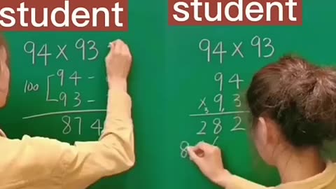 Amazing: China-USA Multiplication Tricks