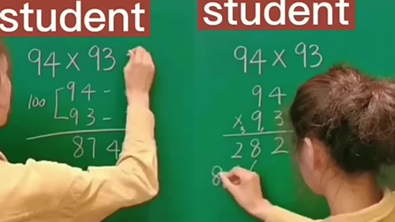 Amazing: China-USA Multiplication Tricks