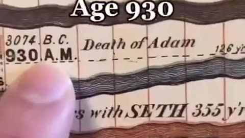 THIS IS THE STORY OF ADAM CREATED IN 4004 B.C.