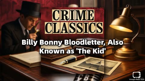 Crime Classics - Billy Bonny Bloodletter, Also Known as 'The Kid' | Classic True Crime Radio