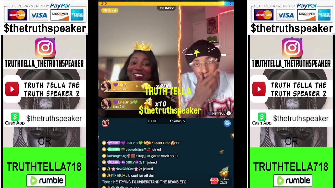 QUEEN TOMIKAY MIDDAY LIVE STEPPING ON ROACHES & LAUGHING AT THE FLOPS MRS REGINA CALLS IN & MUCH MORE