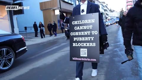 Billboard Chris Denied Spirit of Dialogue in Davos | Rebel News