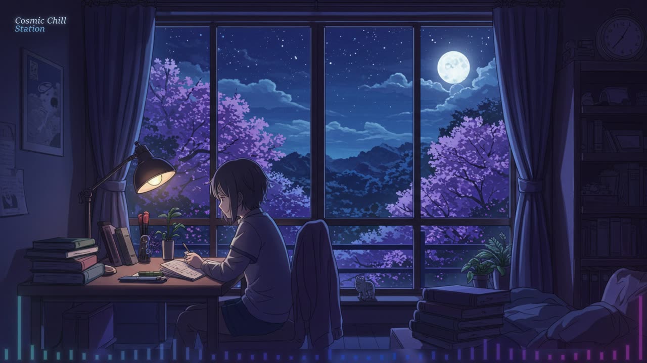 🌙 Late Night Study Sessions - Nostalgic Chill Step Beats for Deep Focus