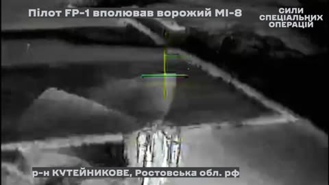 Russian Mi-8 Helicopter in the Rostov Region Brought Down by Long-Range Attack Drone