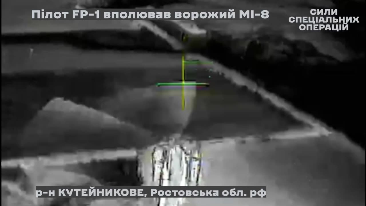 Russian Mi-8 Helicopter in the Rostov Region Brought Down by Long-Range Attack Drone
