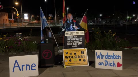 Wolgast – Stefan mit einer weiteren interessanten Rede 23-09-2025