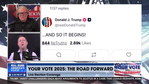 President Trump posted his response to Mamdani’s acceptance speech. "...AND SO IT BEGINS!"