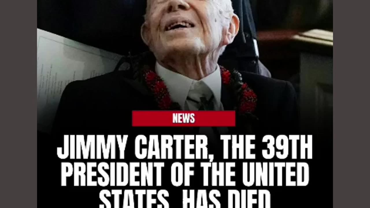 Rip to the living us former us 39th us president ever 01/01/25 ðððŠĶðŊ
