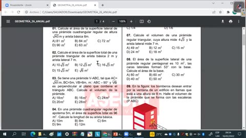 ASEUNI ANUAL 2021 | Semana 26 | Geometría