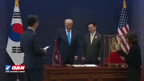 President Trump receives South Korea’s highest honor, the Grand Order of Mugunghwa, in Gyeongju