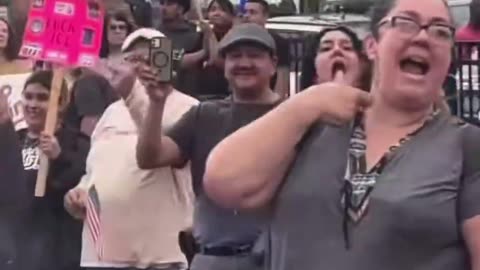 SICK! Deranged leftist mocks the assassination of Charlie Kirk at No Kings rally