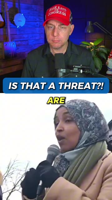 Ilhan FRAUDSTER Omar threatens ICE and the Federal Government