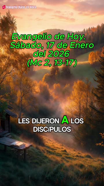 Evangelio de Hoy. Sábado, 17 de Enero del 2026 (Mc 2, 13-17)