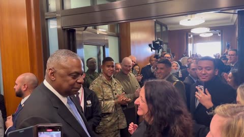 Defense Secretary Lloyd Austin has left the Pentagon for the last time.