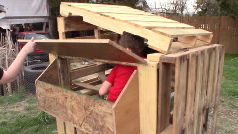 kids in the chicken coop 4 2018