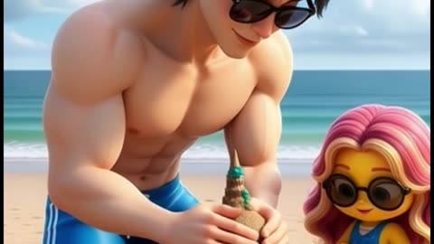 Father Saves Daughter from Giant Octopus – Epic Desert Adventure!