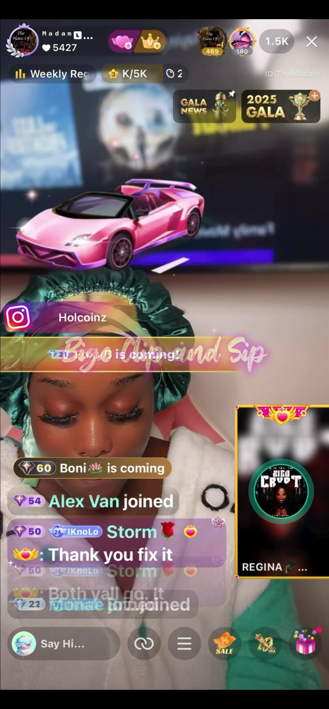 MadamLo n Liyah have a conversation about their relationship on Bigo 12/3/25 #bigoclipandsip