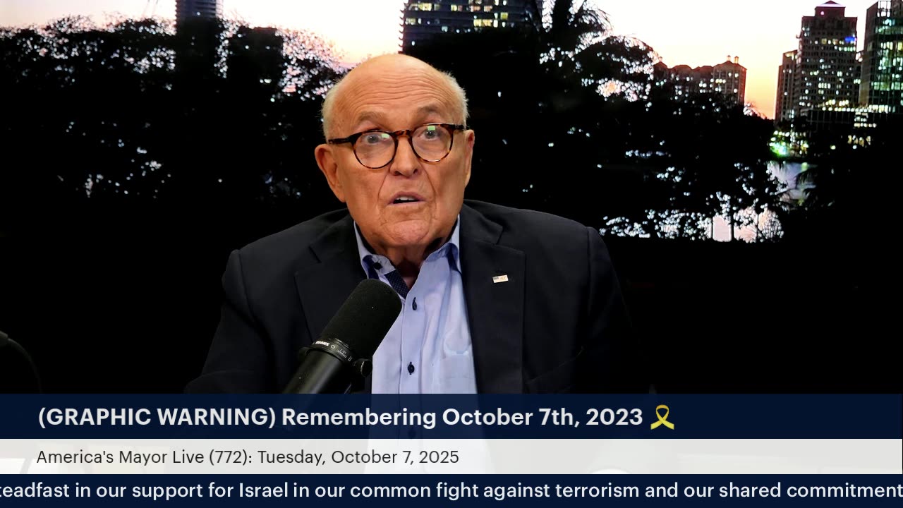 America's Mayor Live (772): Remembering October 7th, 2023 🎗️