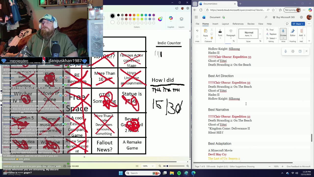 Predict & React To The Game Awards 2025!!!!| Aqua Predicts and Reacts to The Game Awards!