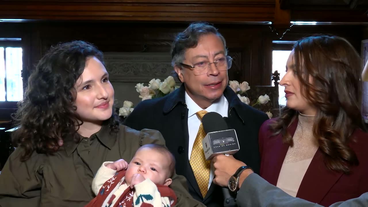 Gustavo Petro antes de partir a la Casa Blanca