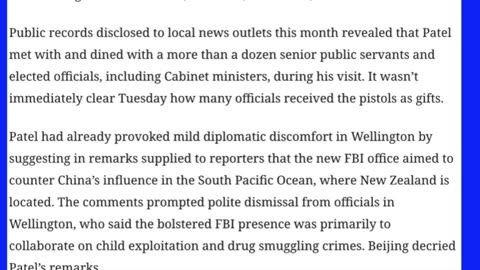 Shocking: 🚨Patel LANDS In New Zealand, INSTANTLY COMMITS A CRIME