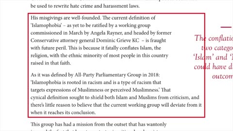 The UK’s New "Islamophobia" Nightmare