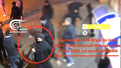 Armed Terrorist rioters caught on camera attacking civilians in Iran: IRIB