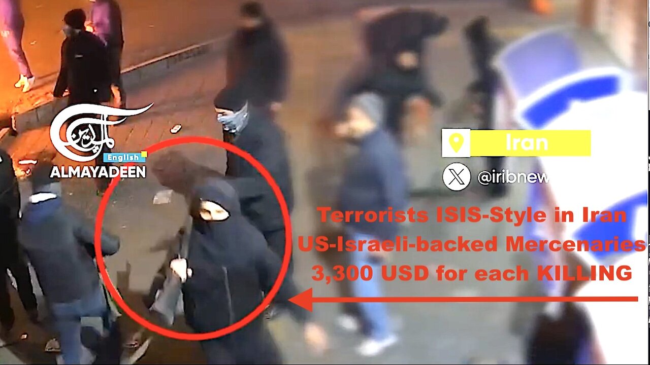 Armed Terrorist rioters caught on camera attacking civilians in Iran: IRIB