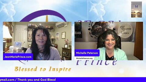 Guest Michelle Peterson on "inspired Blessings with Jean Marie Prince."