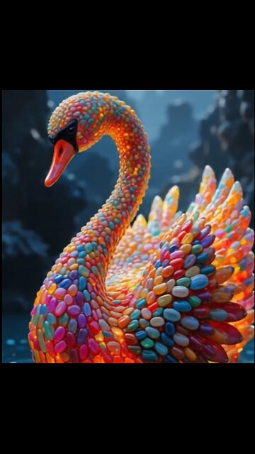 Birds + Candy (Eagle, Penguin, Swan, Parrot)