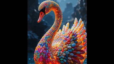 Birds + Candy (Eagle, Penguin, Swan, Parrot)
