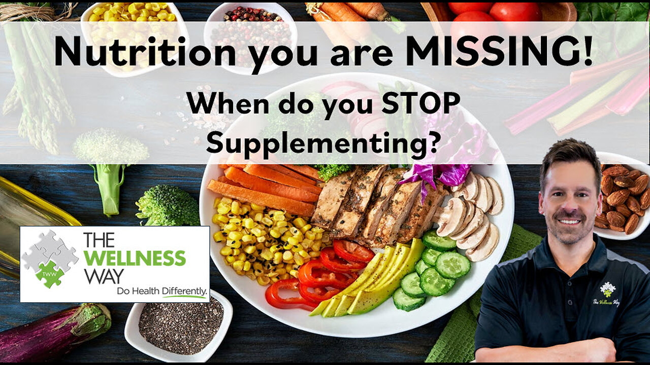 Nutrition....When Do You Stop Supplementing?