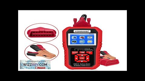 KONNWEI KW880 OBD2 Scanner 3 In 1 Car Diagnostic Tools Engine Tester Review