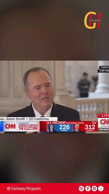 Adam Schiff licks his cheeks for impeaching President Trump again
