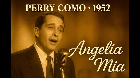 Highlights Perry Como Sings “Angelia Mia” (1952) Rare Live TV Performance