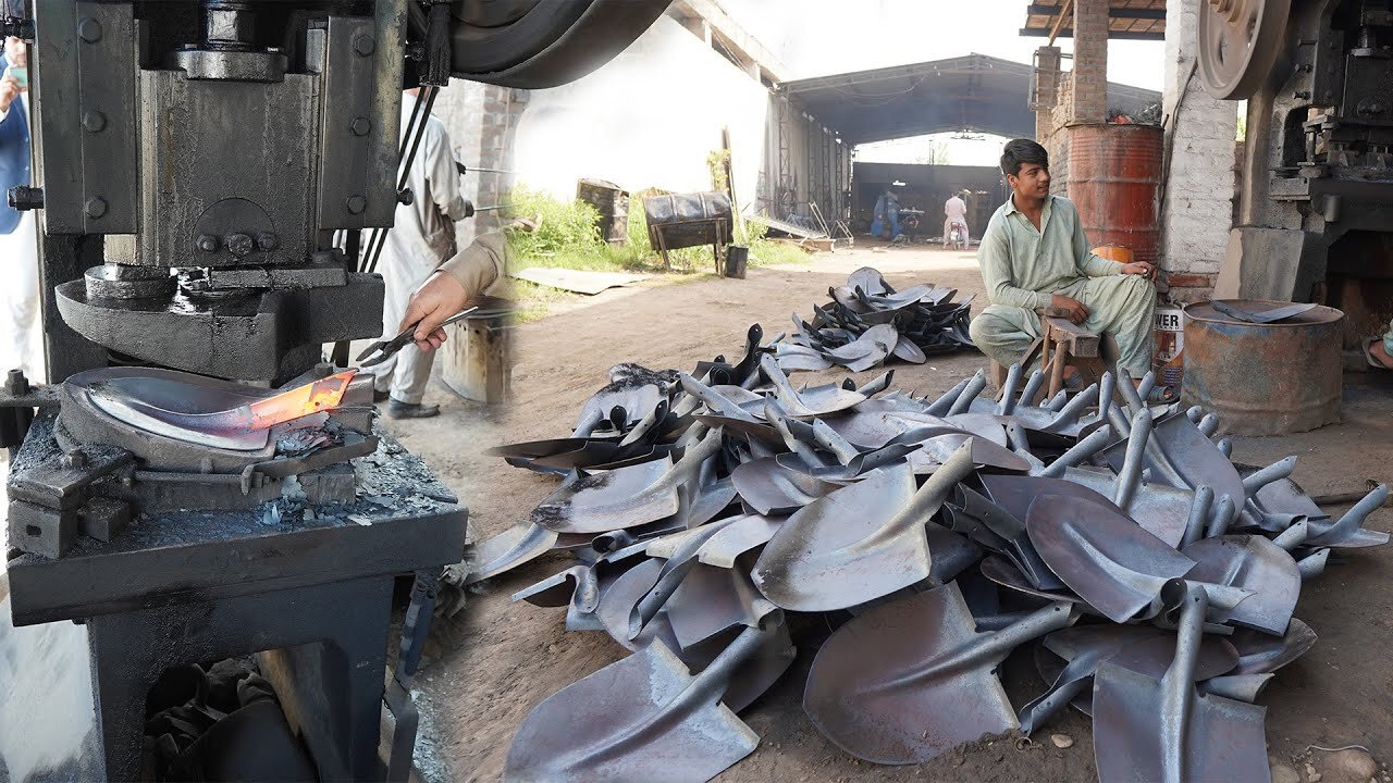 Amazing Shovel Forming | Hand Tool of Poor Farmers And Labourer | #Forming #Forging
