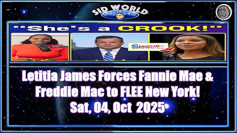 Letitia James Forces Fannie Mae & Freddie Mac to FLEE New York!