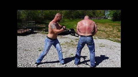 Mini Bodybuilder VS Serpentine Belt!!!