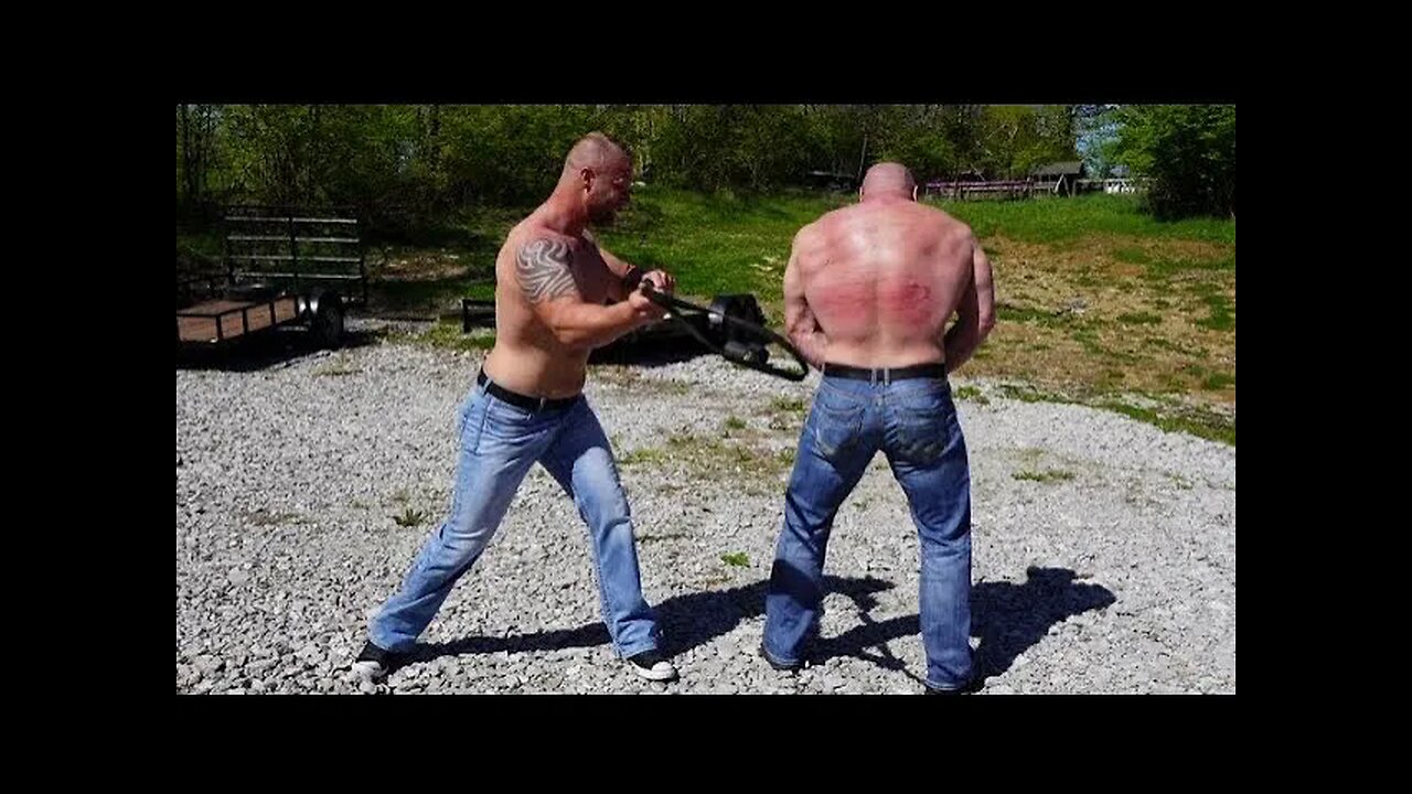 Mini Bodybuilder VS Serpentine Belt!!!