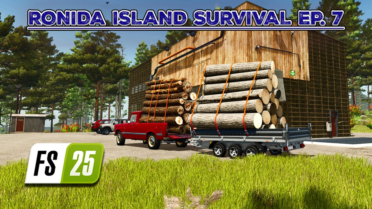 Survival on Ronida Island #7 | Tedding, Windrowing & Baling w/ the ARCUSIN. | Farming Simulator 25