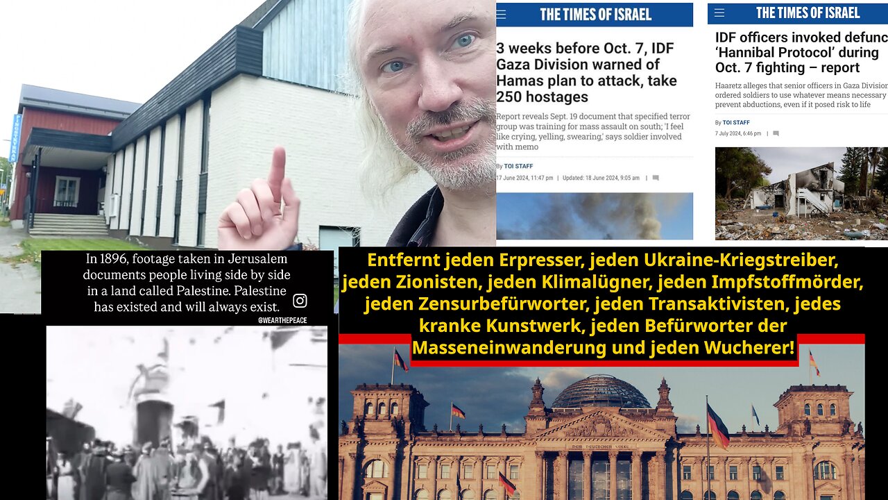 Happy Hannibal Holocaust stand-down day! Putin arms Iran; Netanyahu calls him. Free Germany! Vova🥳